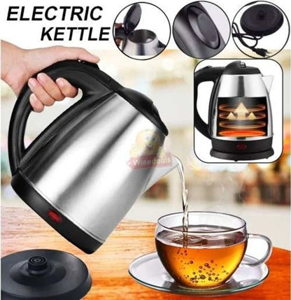 Imported Electric Kettle - 1700ml, Stainless Steel body