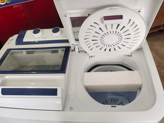 Double Tub Washing machine Nasgas NWM - 502, Company warranty 5 years, Nasgas semi automatic washing machine - Japan Electronics