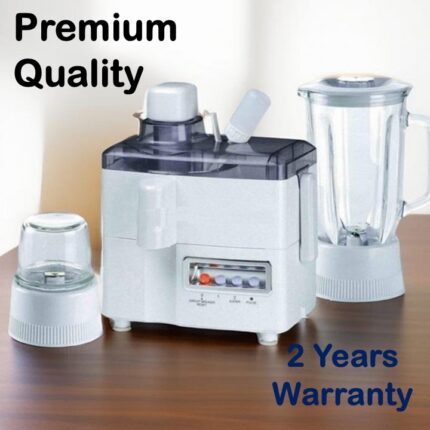 Premium Quality Juicer machine (3 in 1) Juicer + Grinder + Blender, Heavy Duty Motor, Pure ABS Plastic, Warranty 2 years